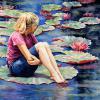 11. Floating In Eternity 
(12.5” x 18.5” framed: 20” x 26”)
 $1500