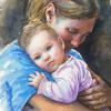 30. Hope holding Hope 
(14” x 11.5” framed: 23” x 20”) 
NFS
